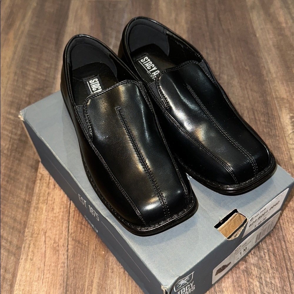 Stacy Adams Boy's Nate Slip-On Loafers (Size: 1 M)